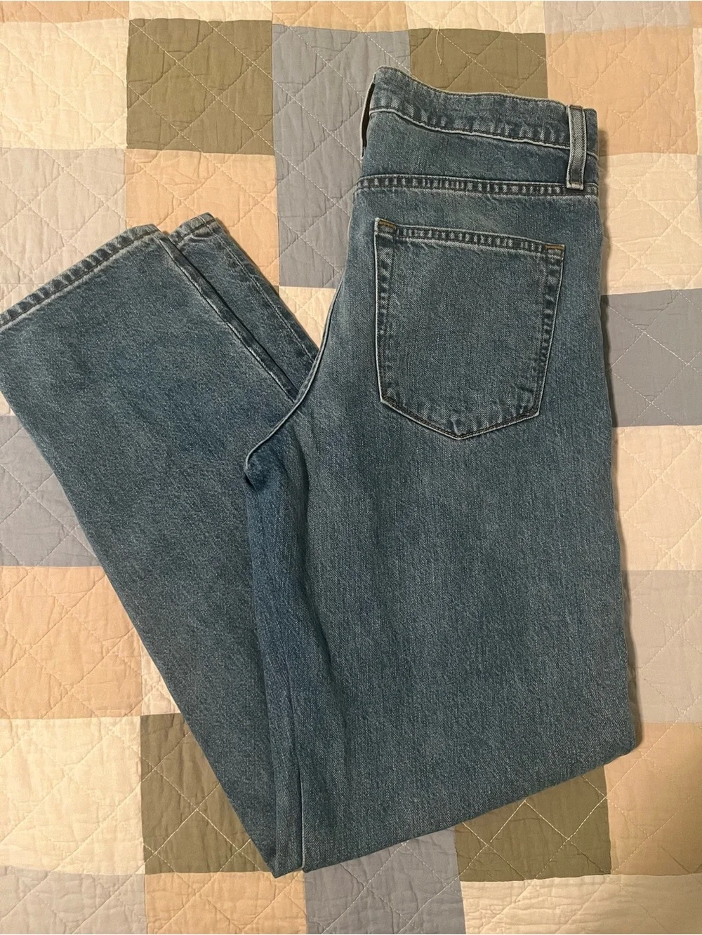 J. Crew Women’s Medium Blue Mid Rise Straight Jeans